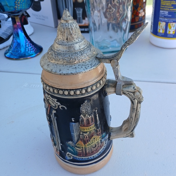 Zoller & Born Vintage Old Germany beer stoneware with lid - Picture 3 of 7